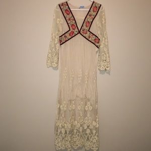Pakistani net long shirt